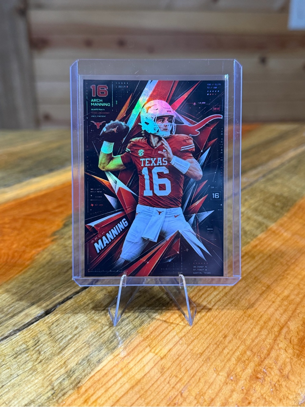 Arch Manning Texas Longhorns Custom Football Card